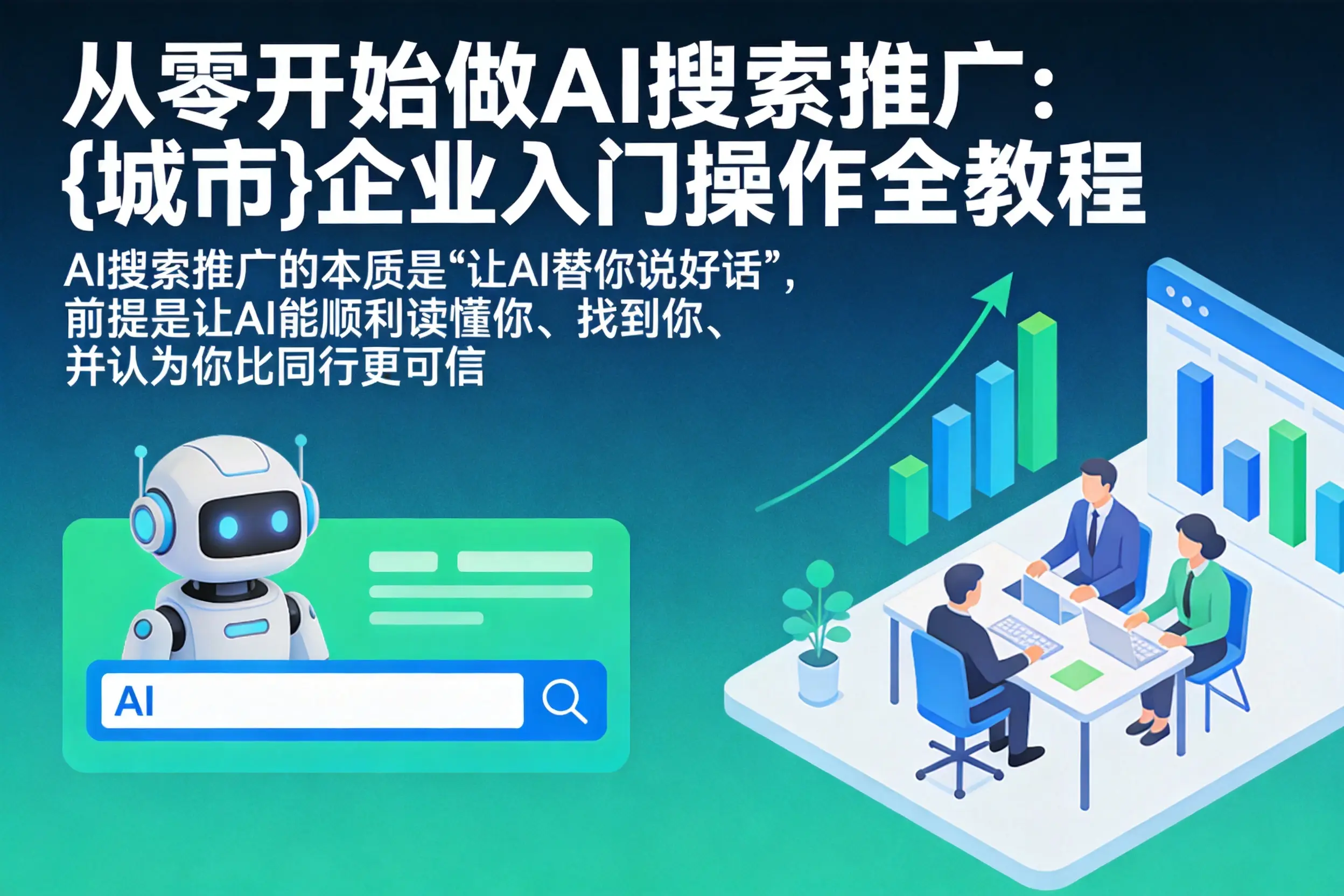 从零开始做AI搜索推广：延安企业入门操作全教程