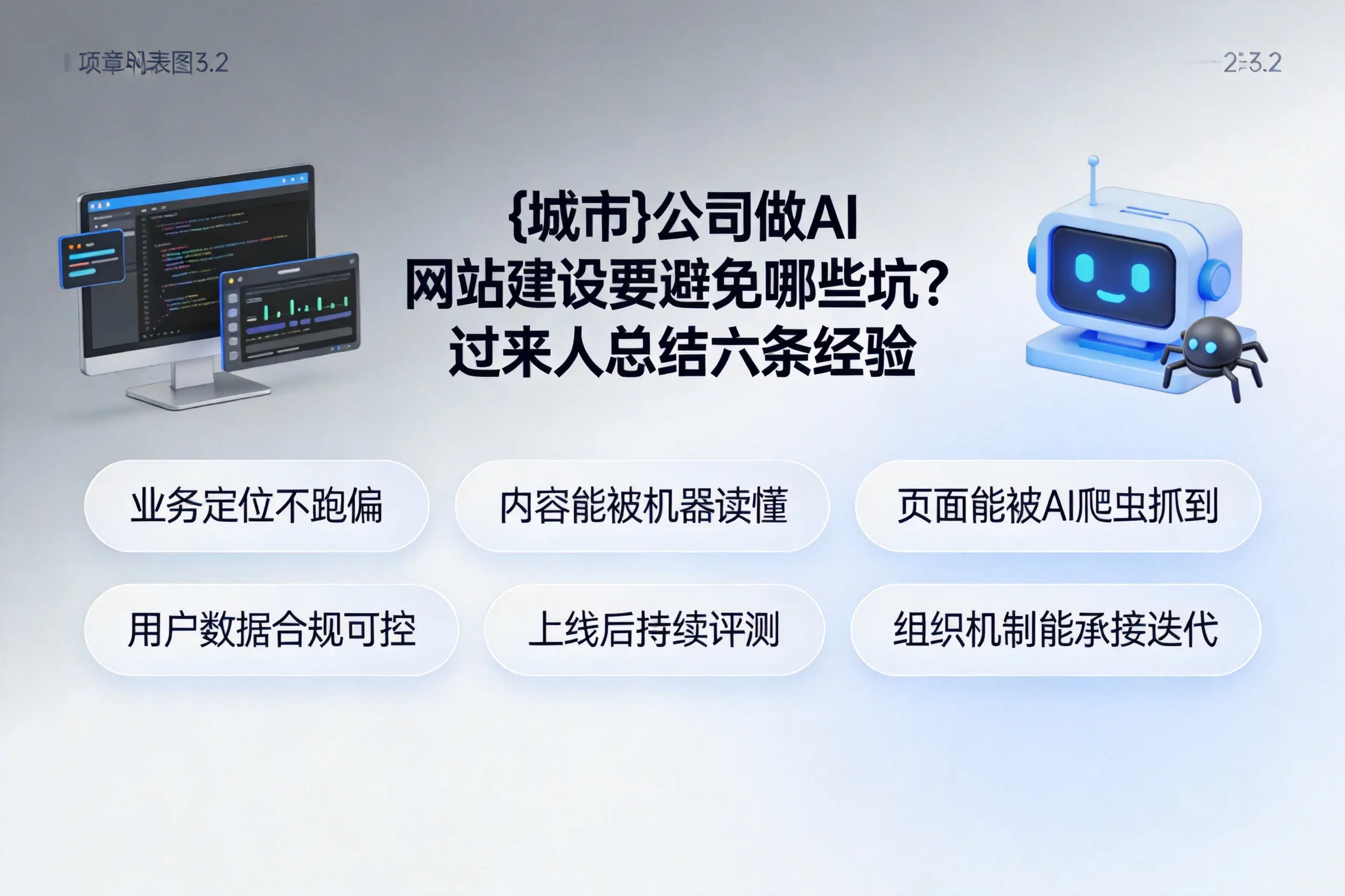 延安公司做AI网站建设要避免哪些坑？过来人总结六条经验