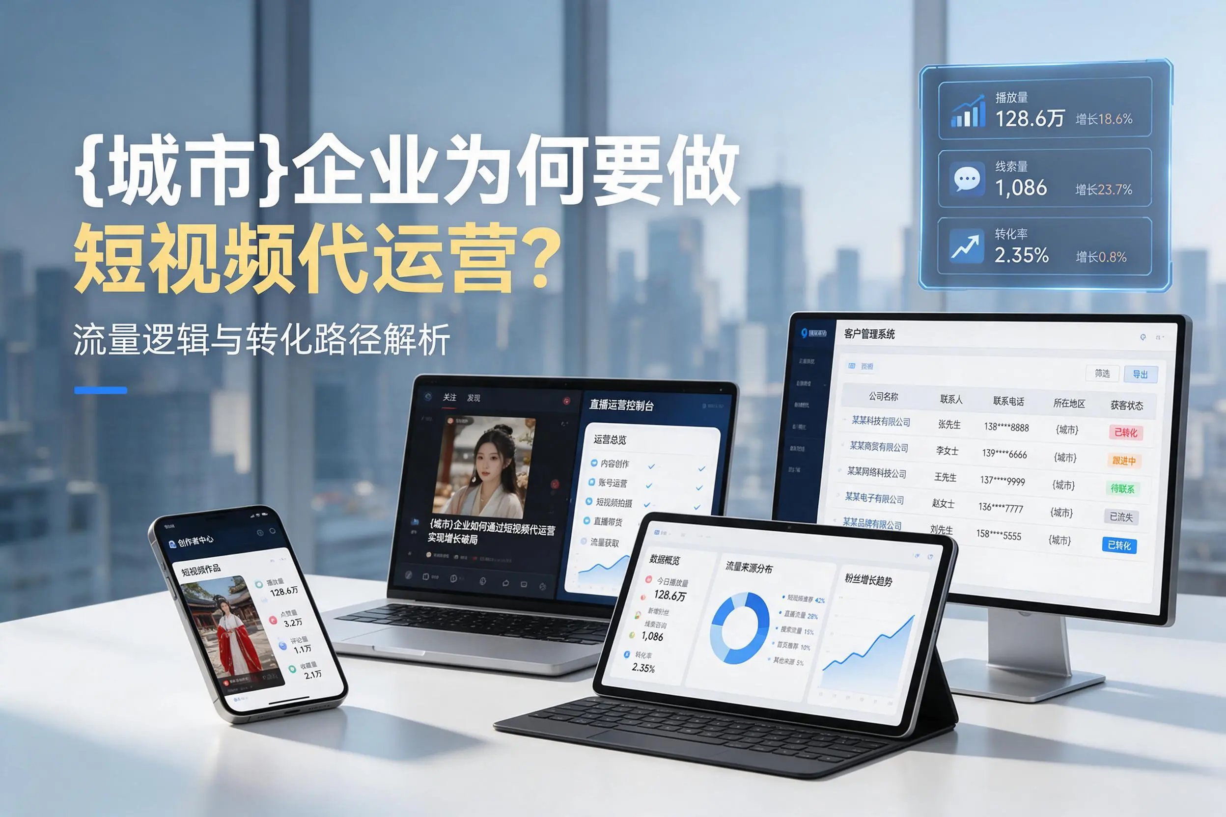 延安企业为何要做短视频代运营？流量逻辑与转化路径解析