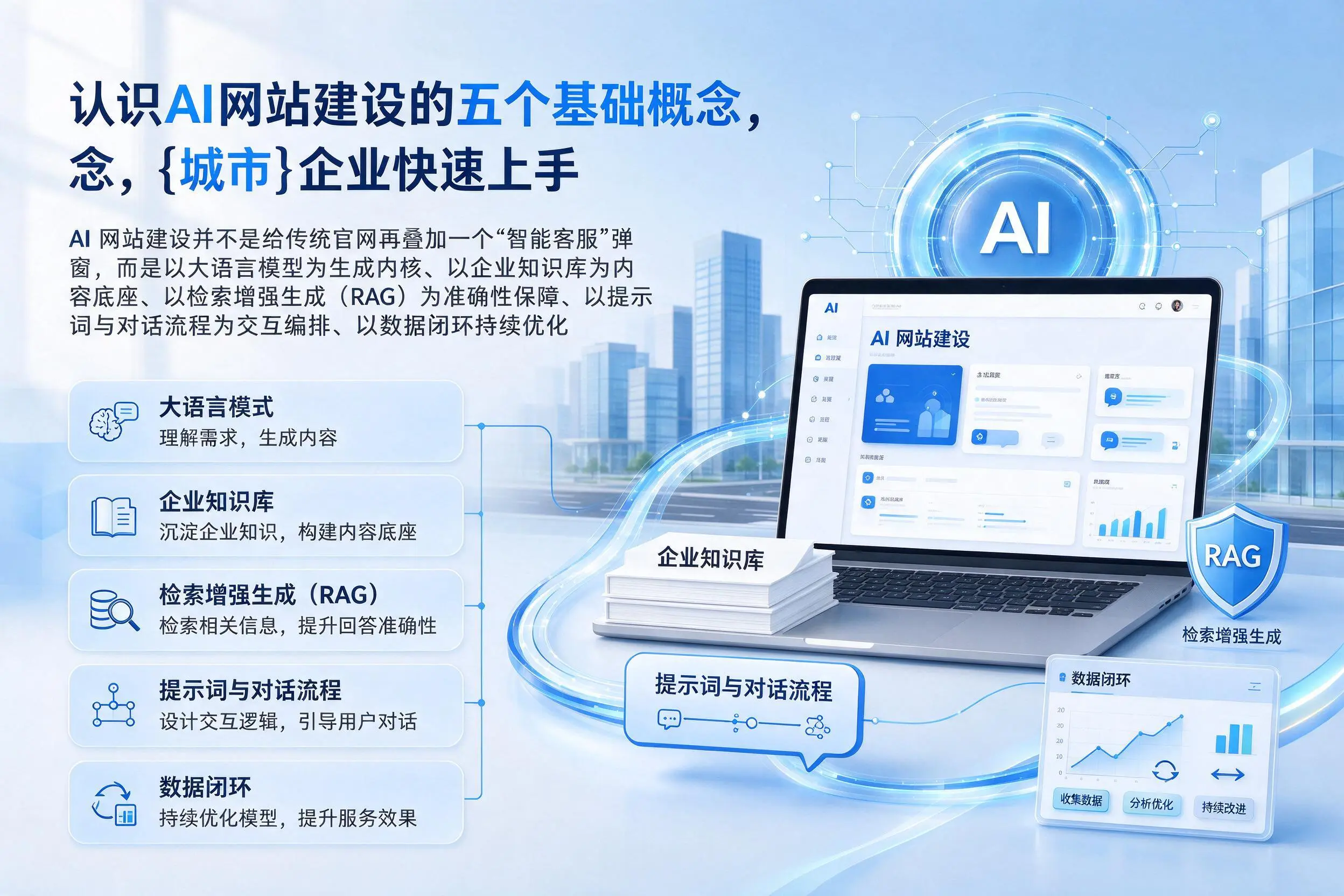 认识AI网站建设的五个基础概念，延安企业快速上手