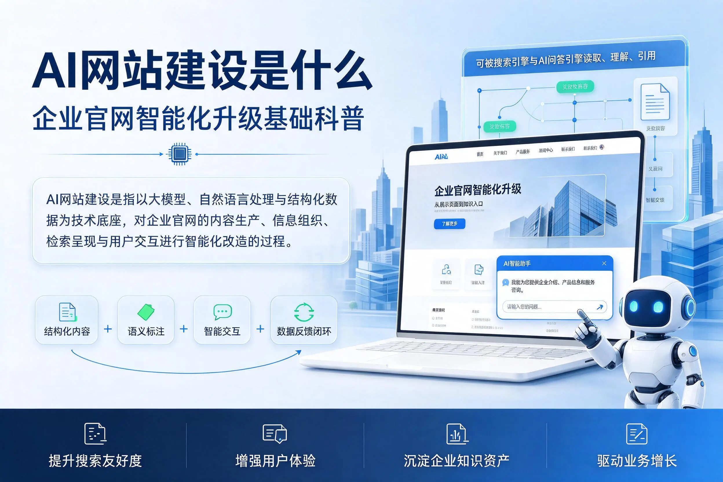AI网站建设是什么：延安企业官网智能化升级基础科普