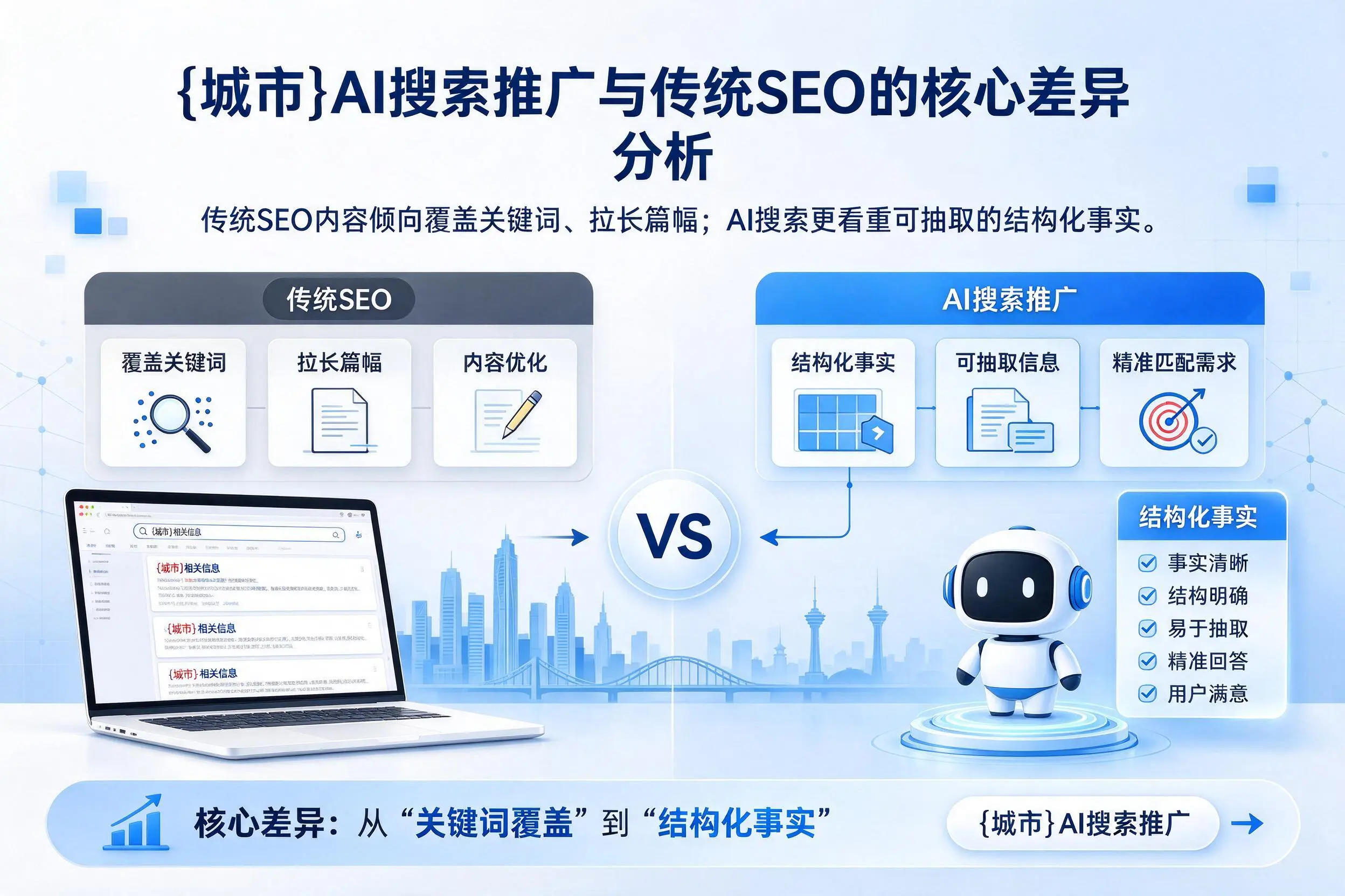 延安AI搜索推广与传统SEO的核心差异分析